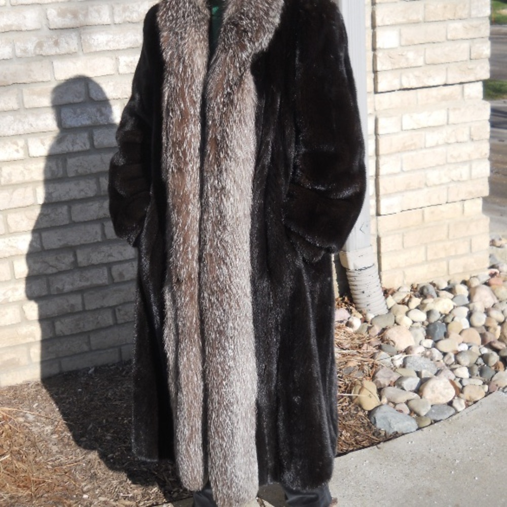 Genuine fur coat